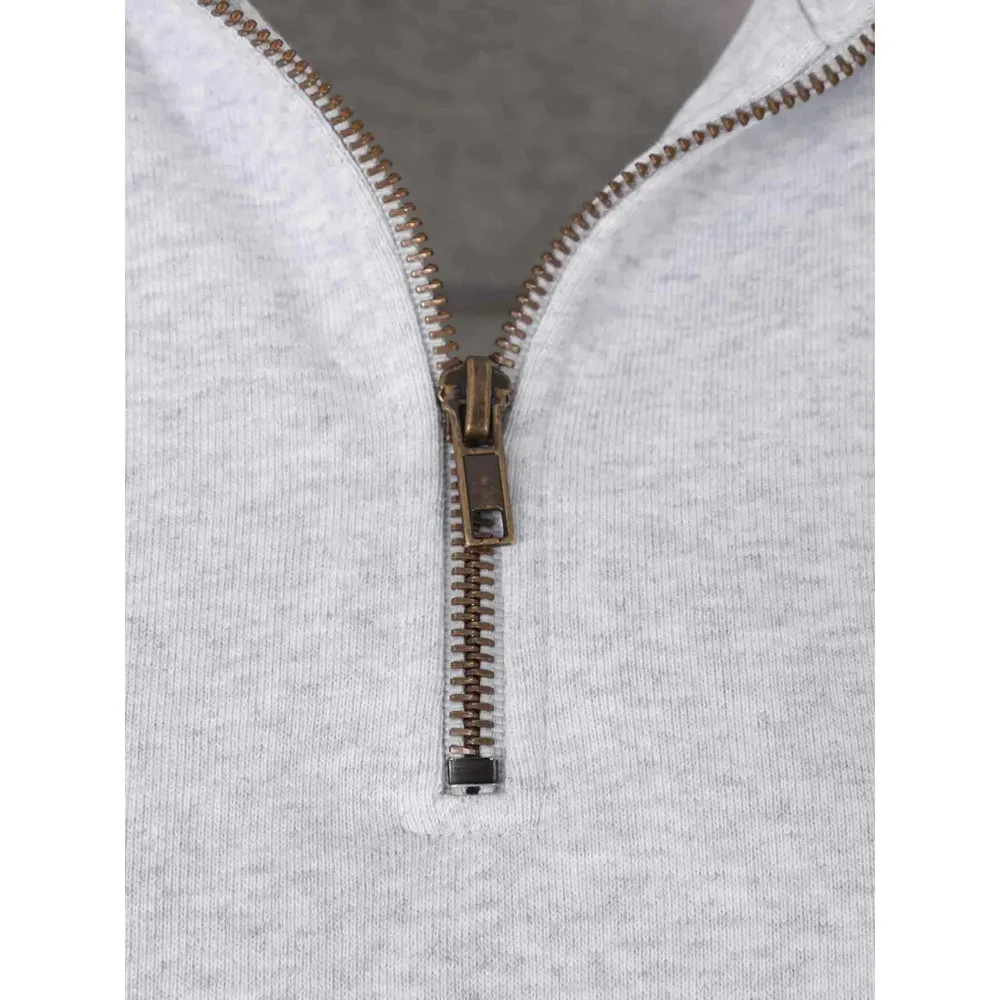 Stand-Up Collar Sweatshirt