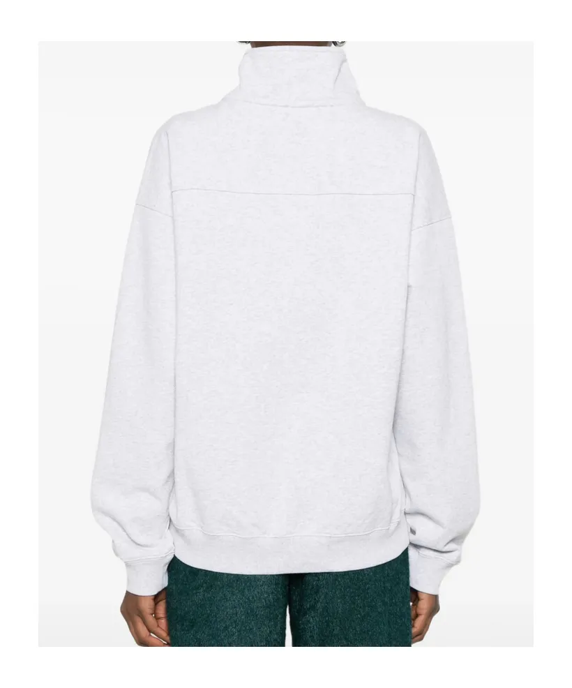 Quarter-Zip Pinted Sweatshirt