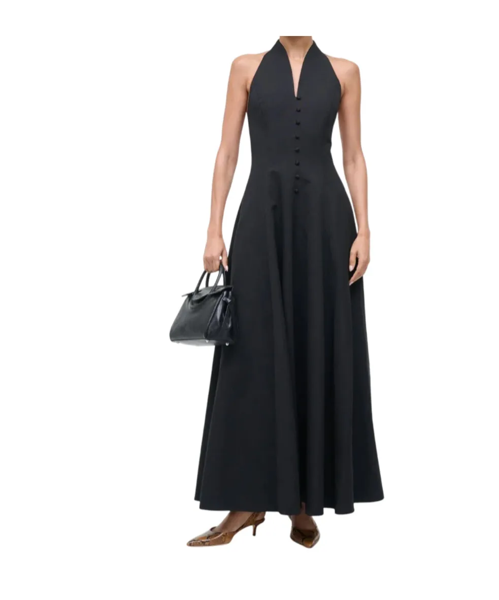 Backless Halter Dress