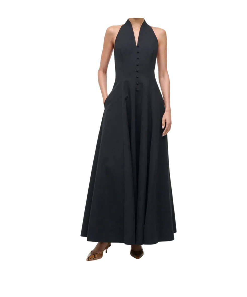 Backless Halter Dress