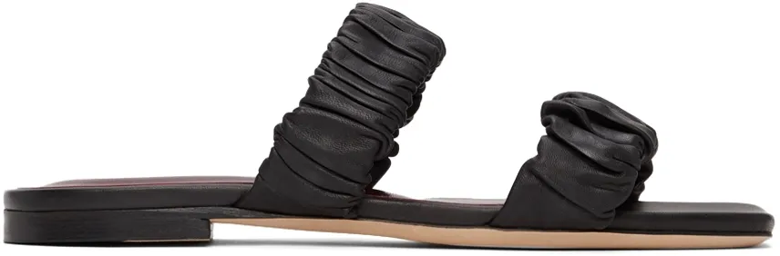 Maya Leather Flat Sandals