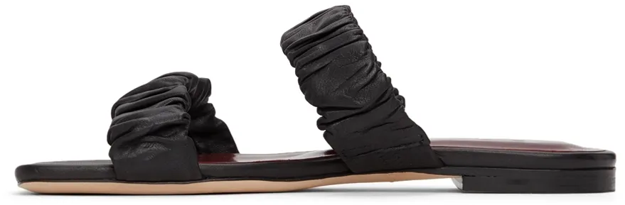 Maya Leather Flat Sandals