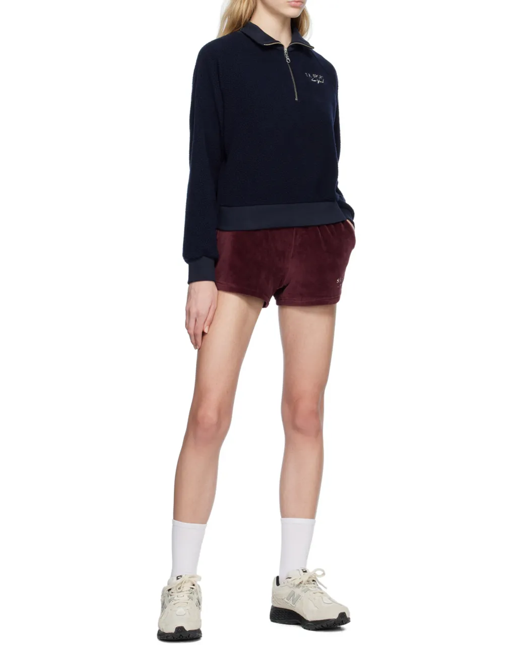 Half-Zip Fleece Sweatshirt