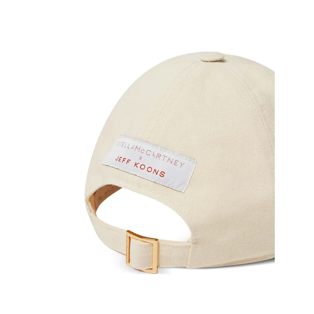 Graphic-Print Buckle Cap