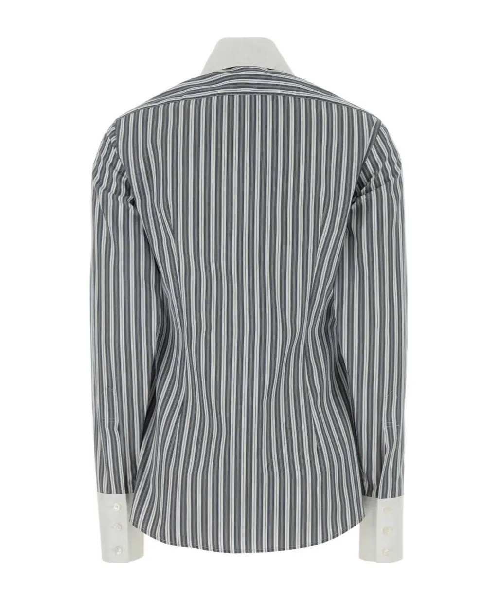 Buttoned Stripe Shirt