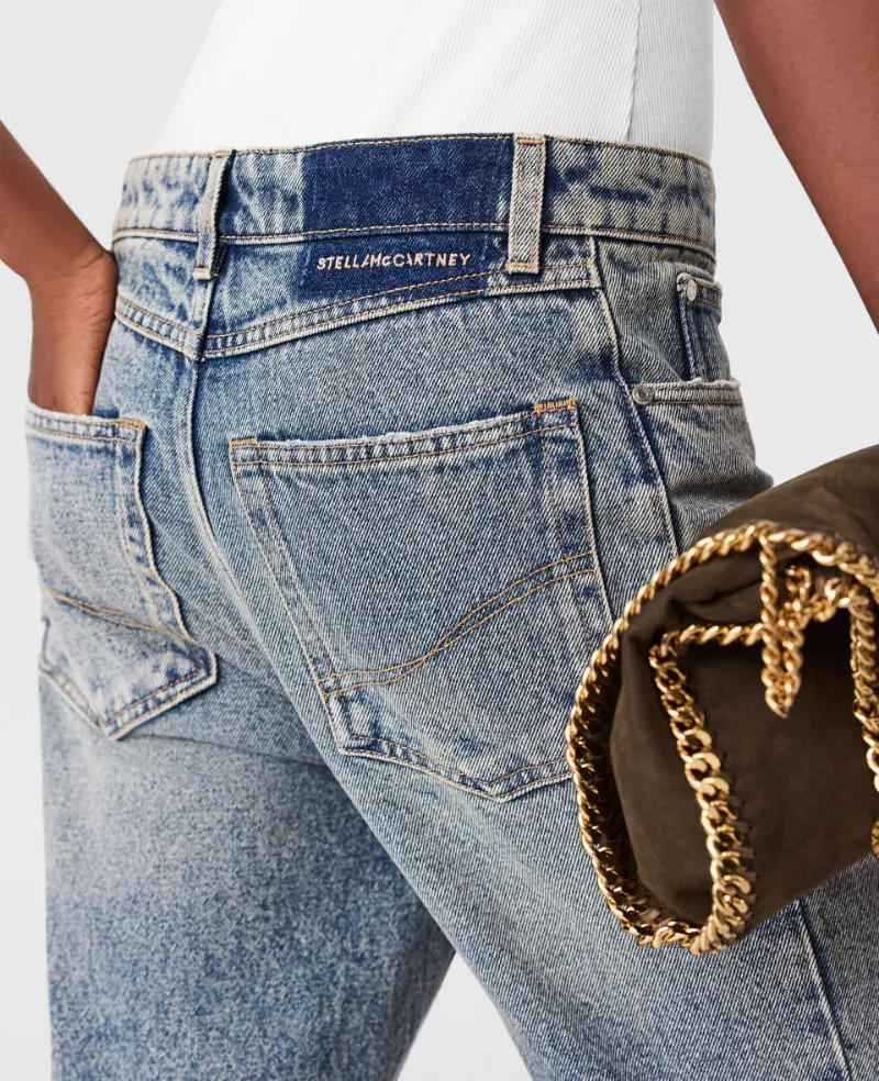 Vintage Wash Bootcut Jeans