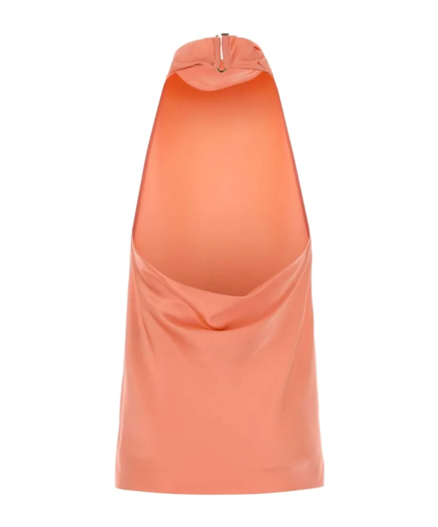 Sleeveless Halterneck Top