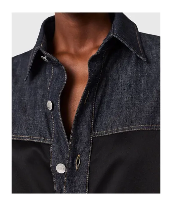 Lace Detailed Short-Sleeve Shirt