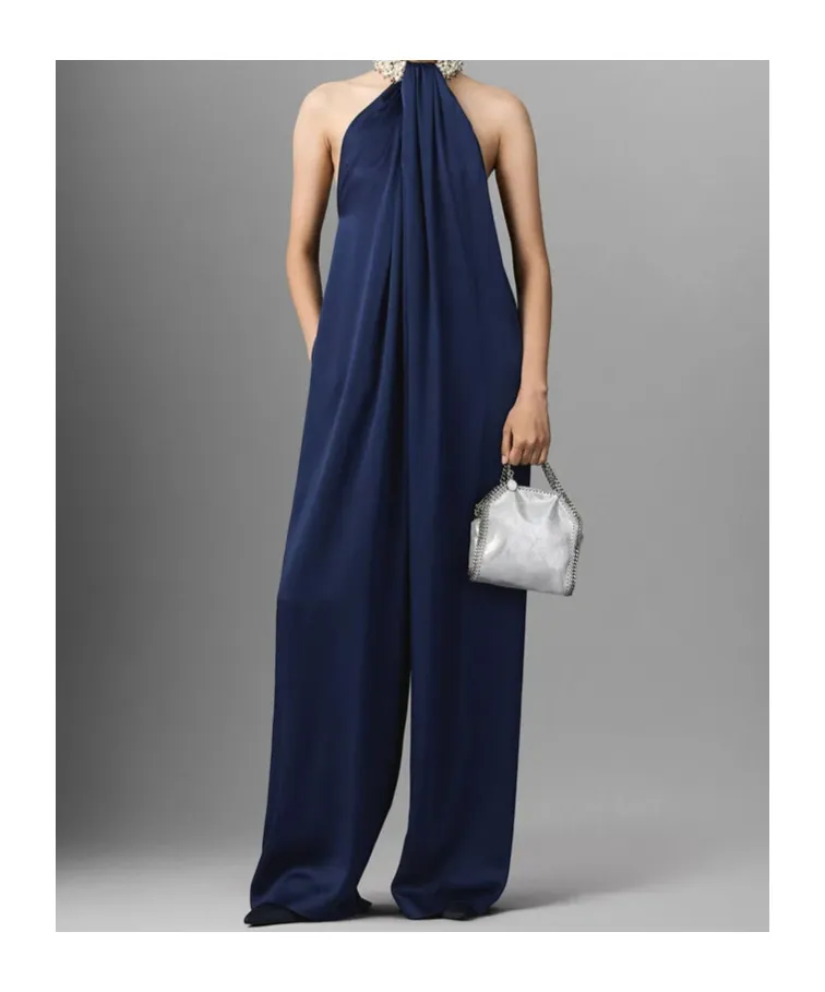 Embellished Halterneck Jumpsuit