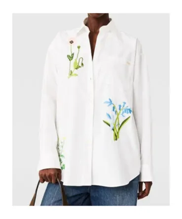 Floral Embroidered Shirt