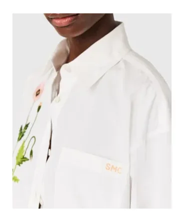 Floral Embroidered Shirt