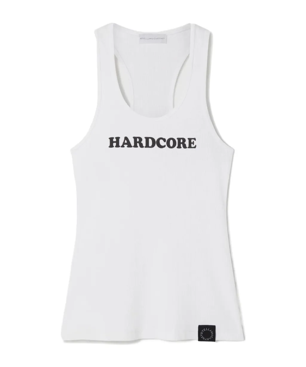Hardcore Slogan Tank Top