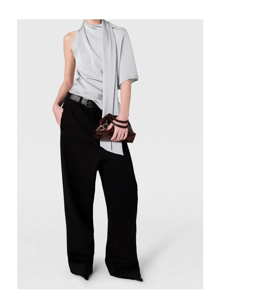 Draped Asymmetric Top