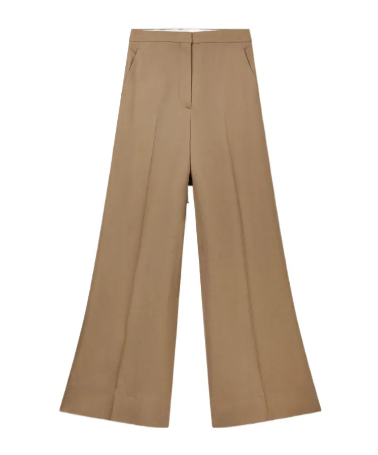 High-Waisted And Wide-Leg Casual Pants