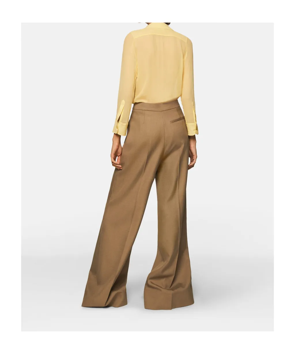 High-Waisted And Wide-Leg Casual Pants