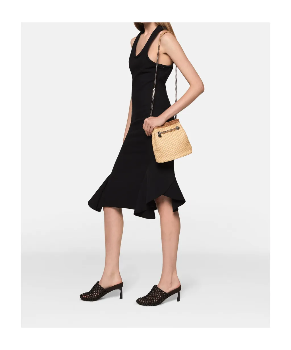 Peplum-Hem Dress