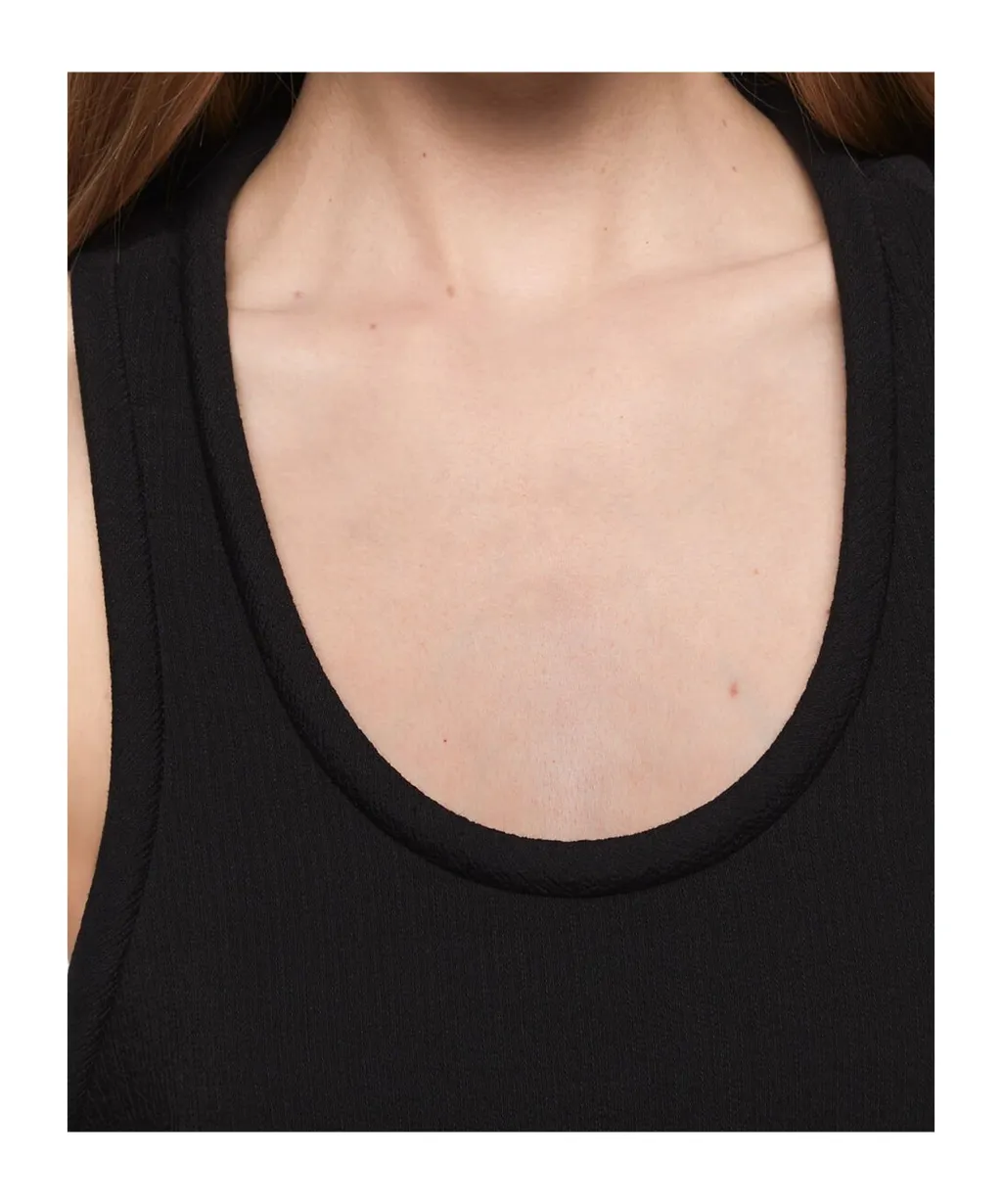 Peplum-Hem Dress