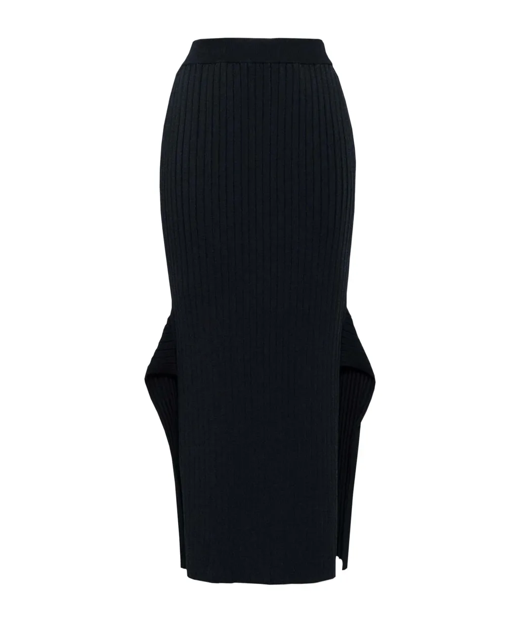 Rib Knitted Skirt