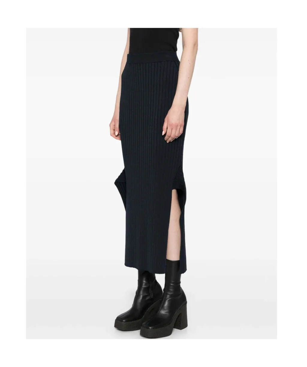 Rib Knitted Skirt