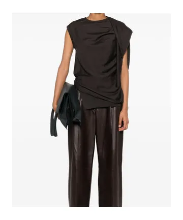 Sleeveless Draped Top