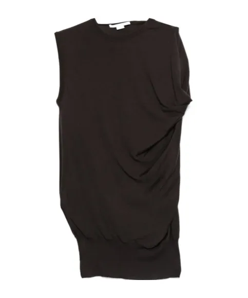 Sleeveless Draped Top