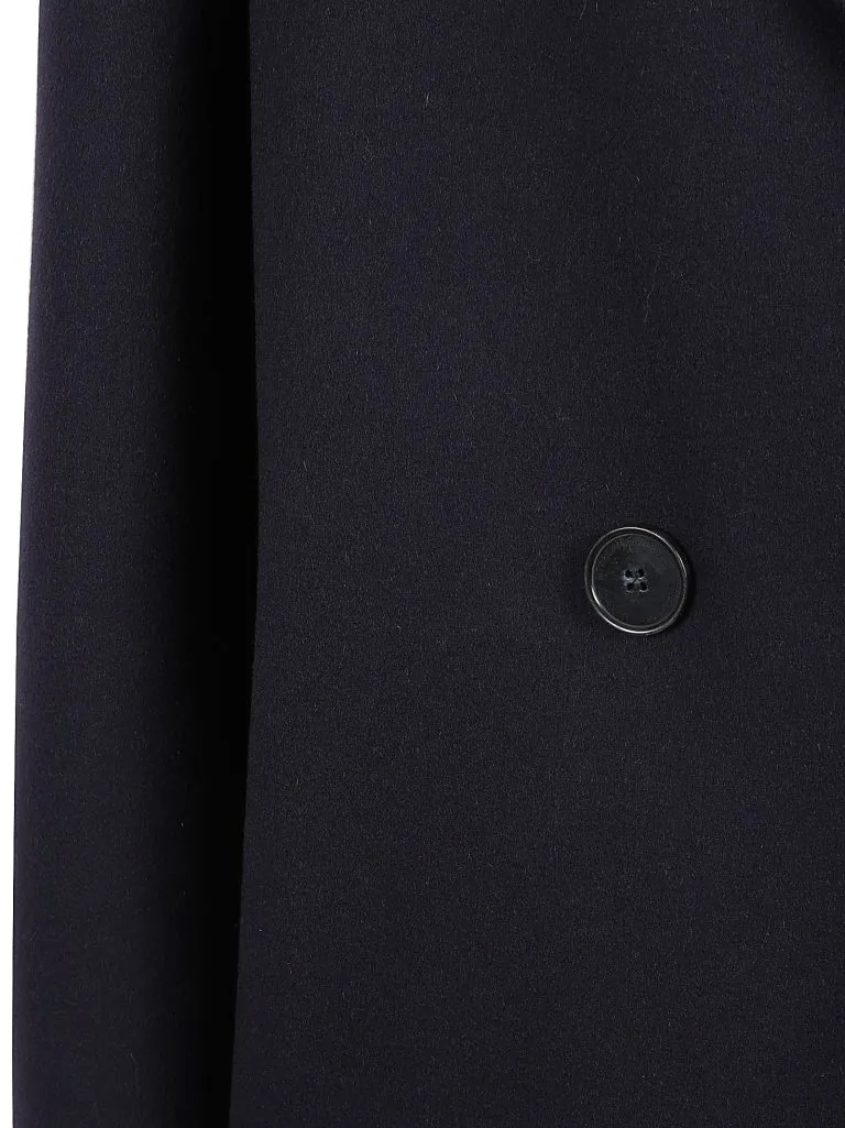 Wool Double-Breasted Coat