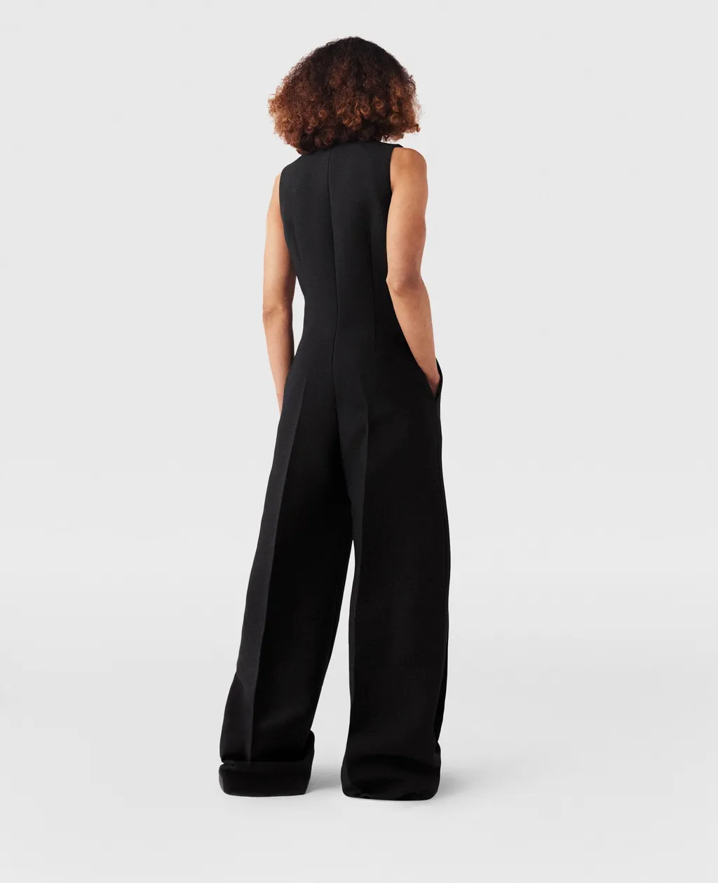 Chain Embellished Sleeveless Jumpsuit