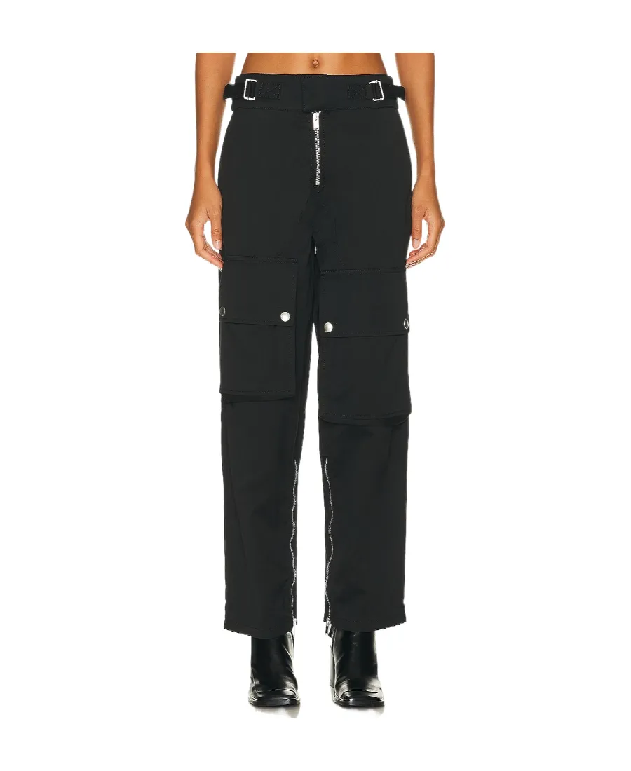 Zipper Pocket Casual Pants