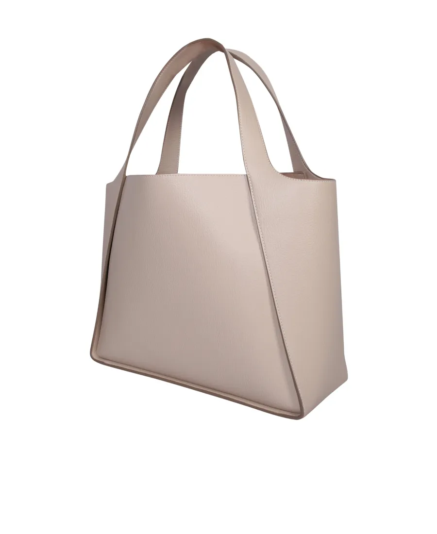 Logo Studded Open-Top Tote Bag