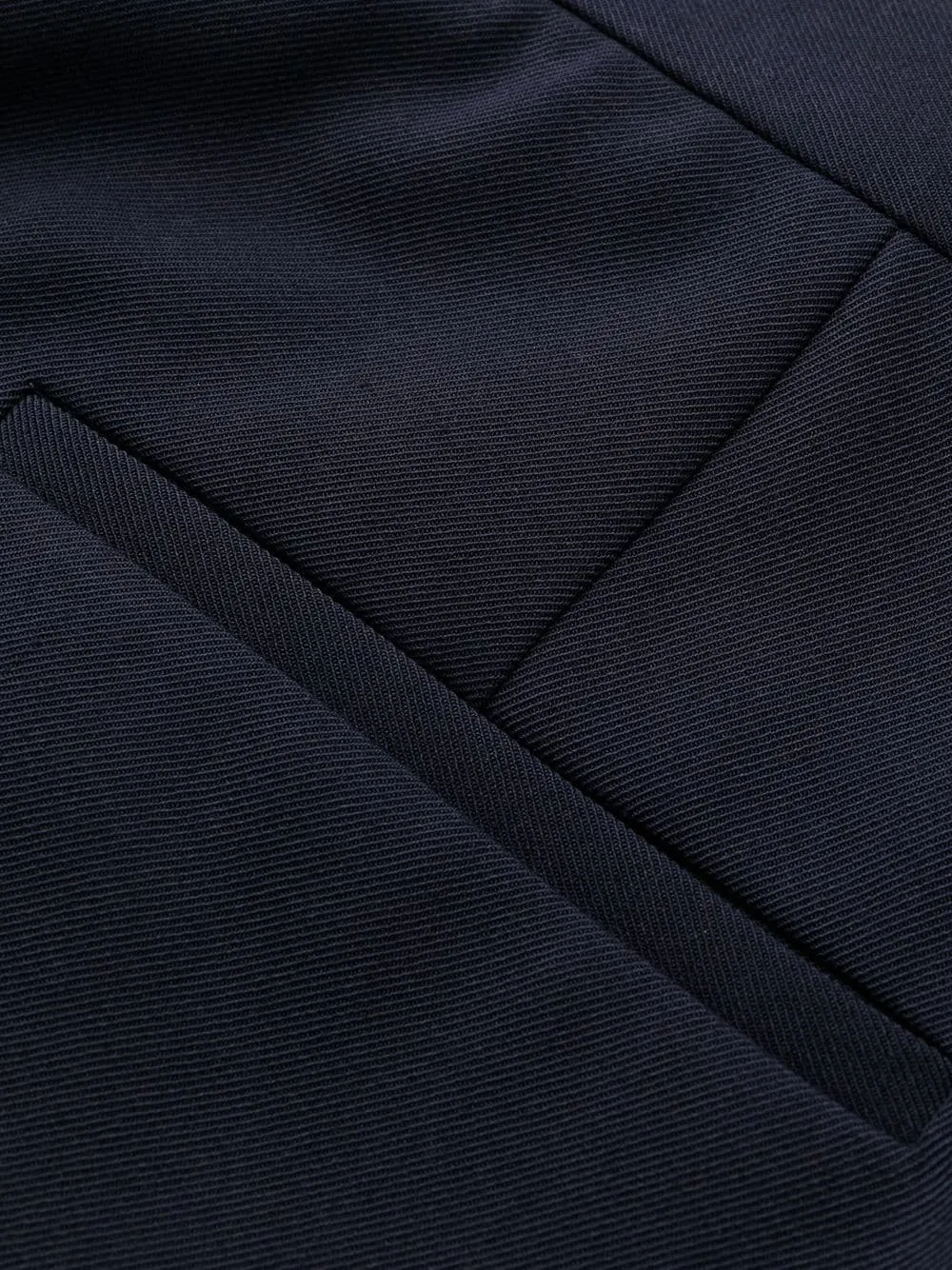 High Waist Broderie Anglaise-Trimmed Trousers