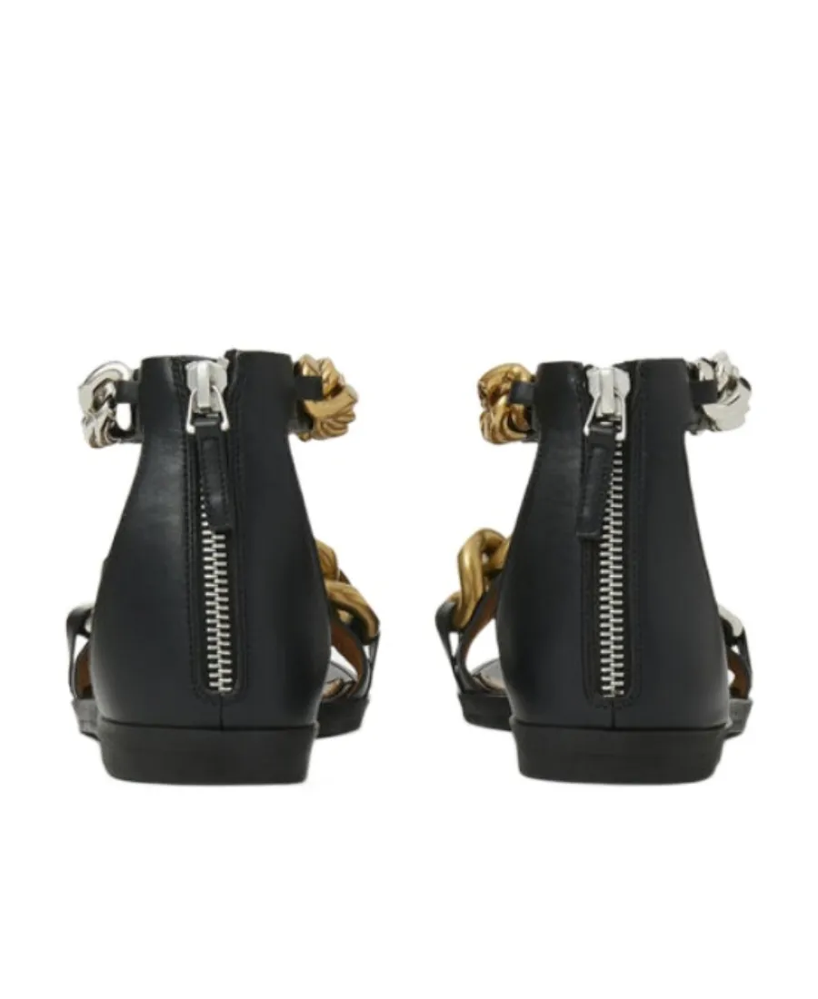 Chain Link Falabella Flat Sandals