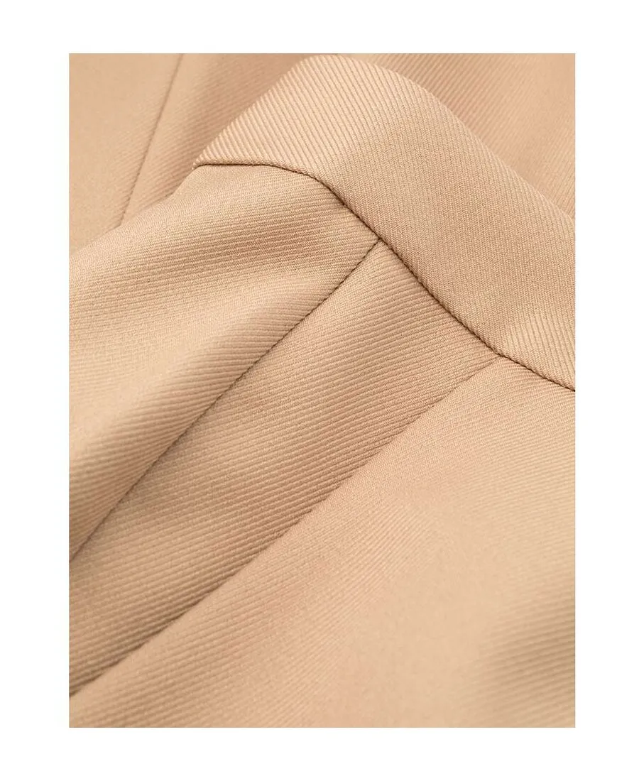 Kick-Flare Cropped Trousers