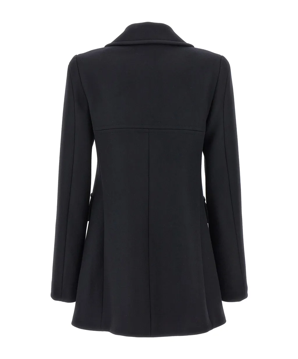 Double Breasted Long Sleeved Coat
