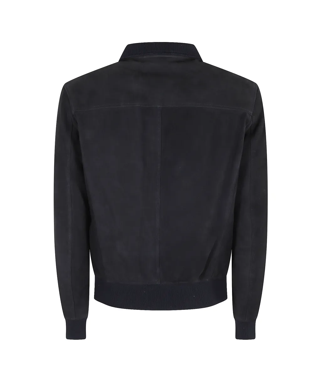 Zip Suede Jacket
