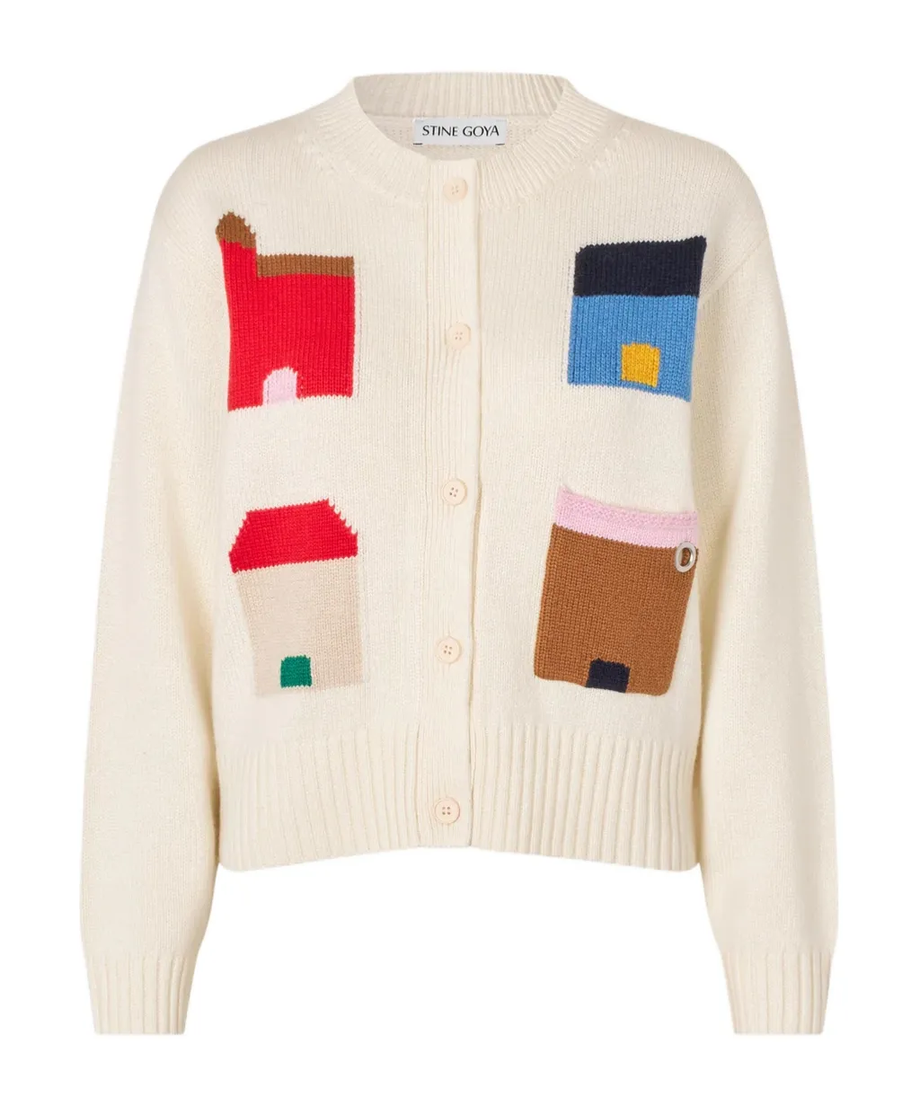 Pocket Crew Neck Cardigan