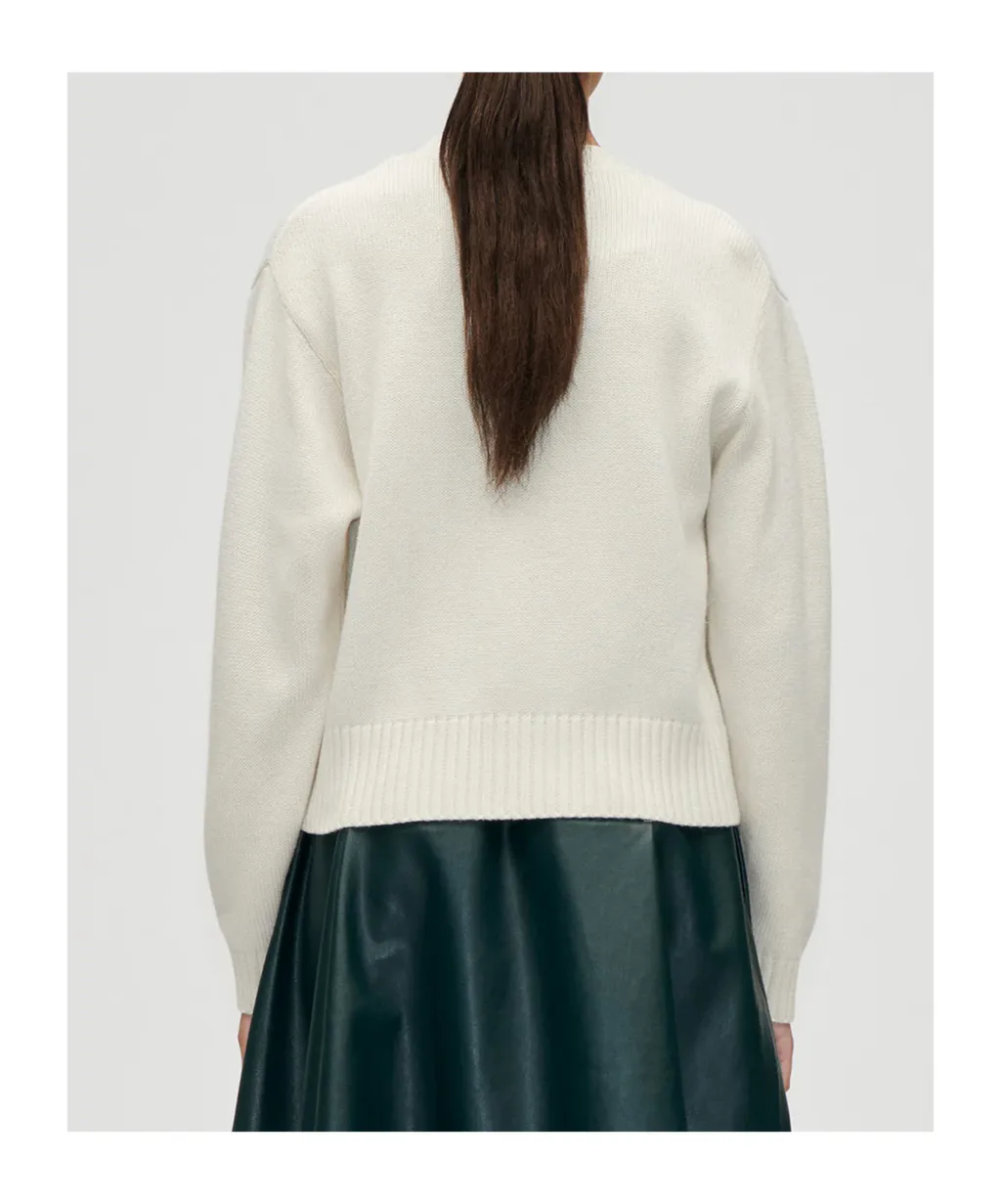 Pocket Crew Neck Cardigan