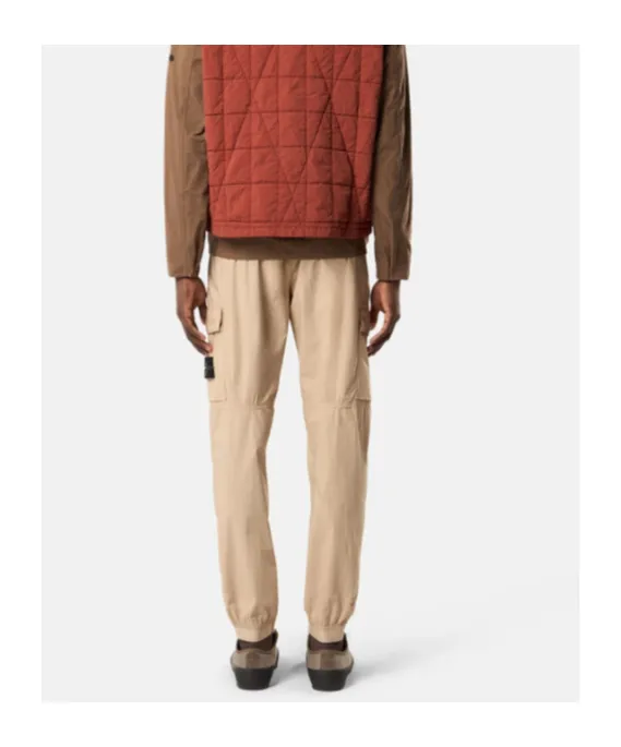 Logo Patch Tapered Leg Trousers