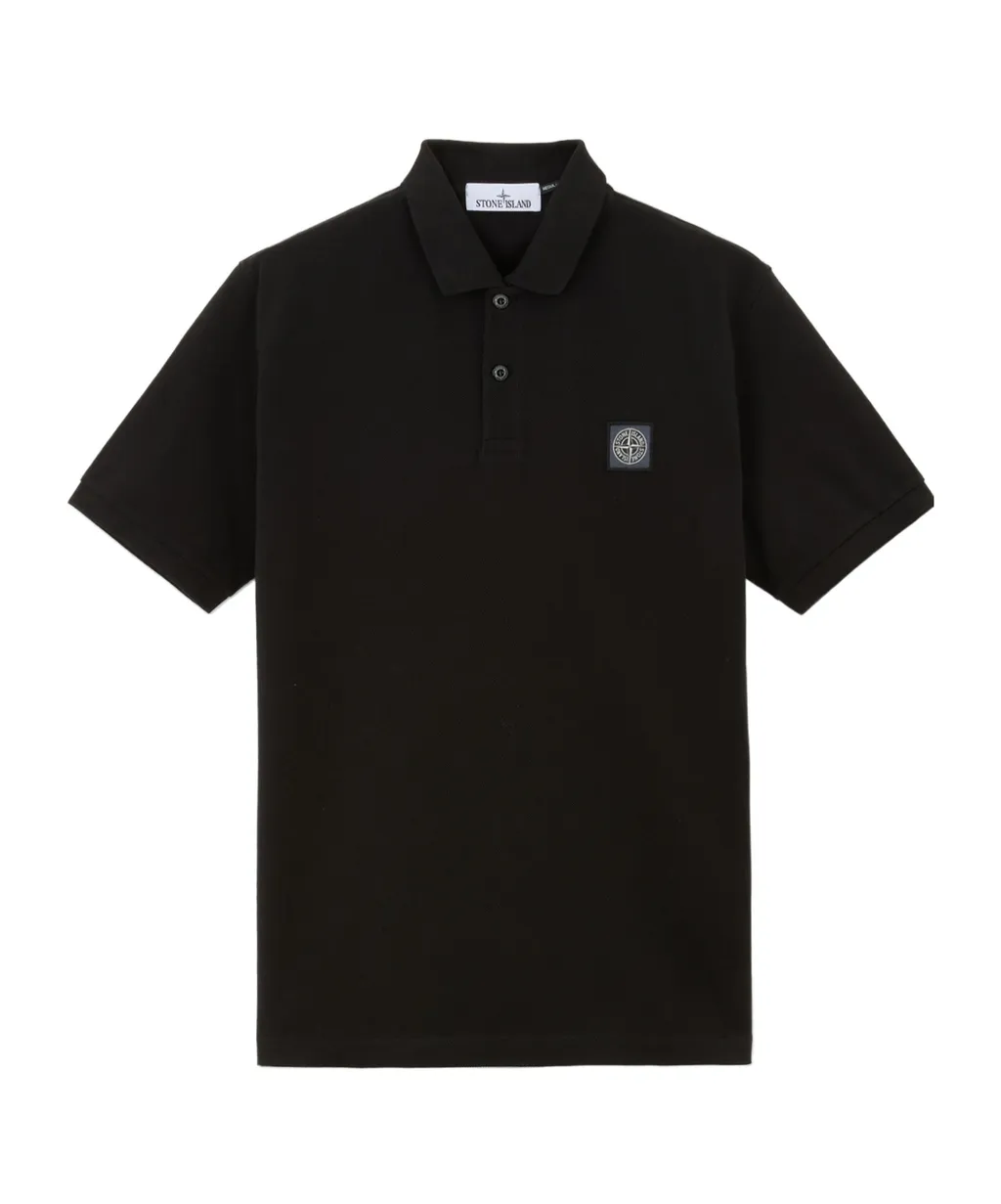 Short-Sleeve Patch Polo Shirt