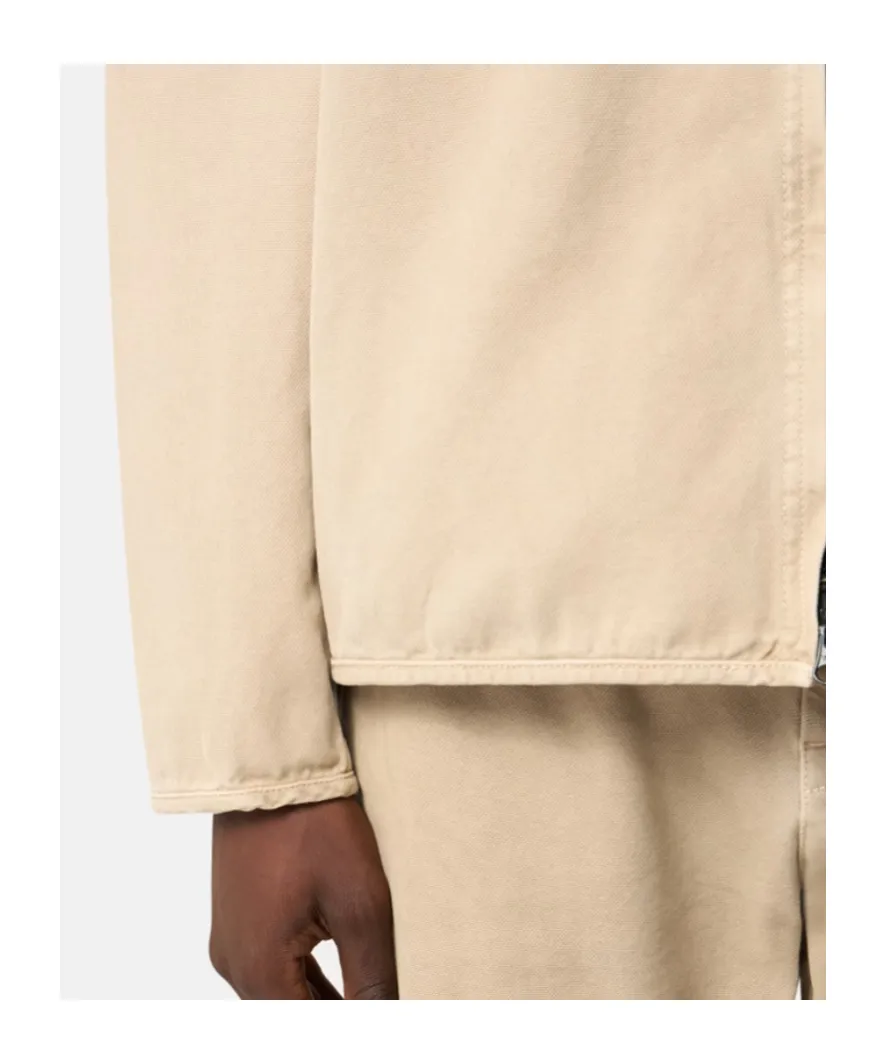 Comfort-Fit Zip-Up Overshirt With Pocket