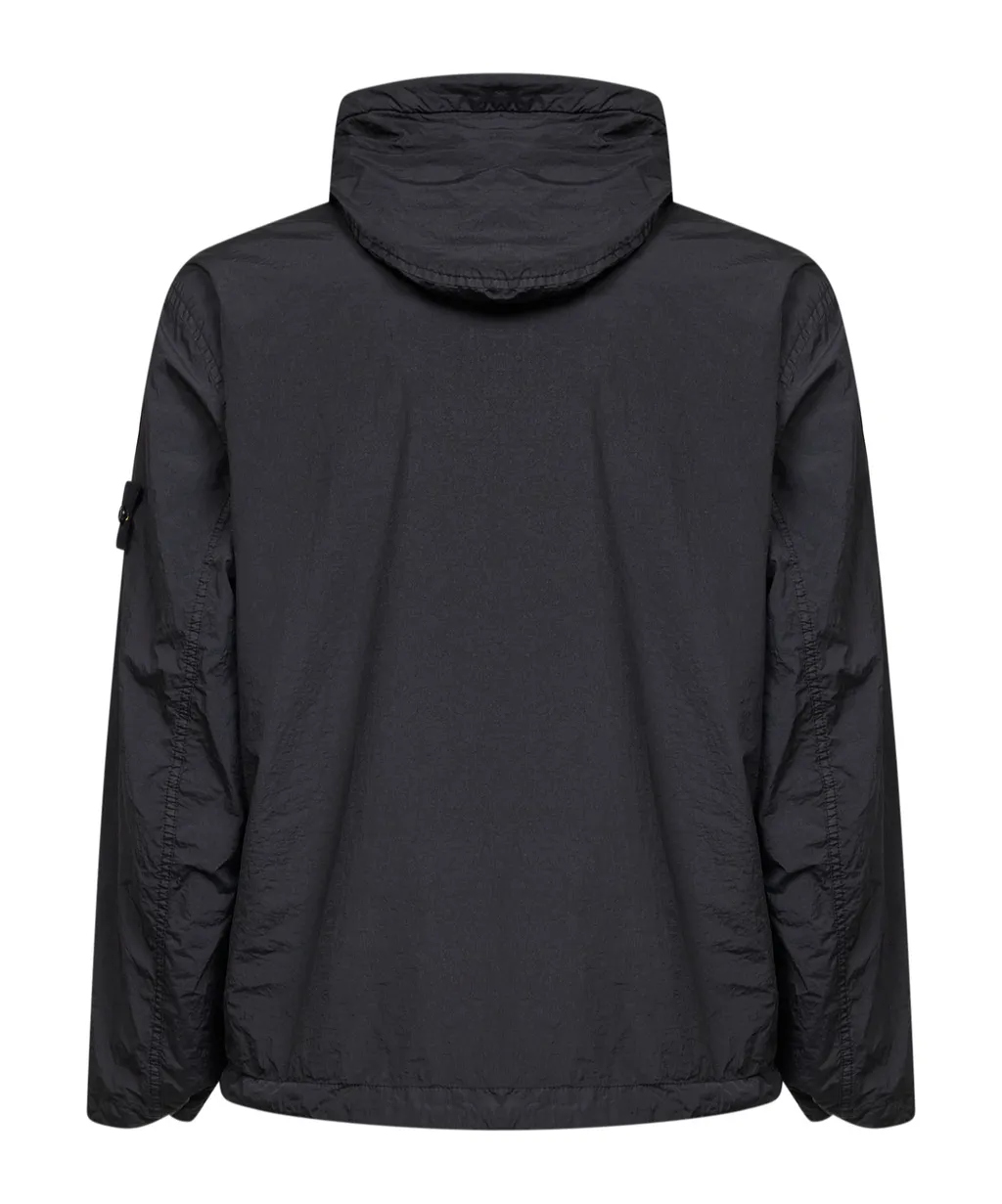 Logo Patch Hooded Jacket
