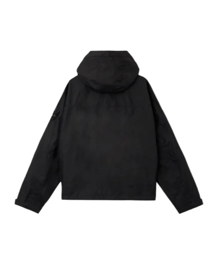Logo Patch Hooded Jacket