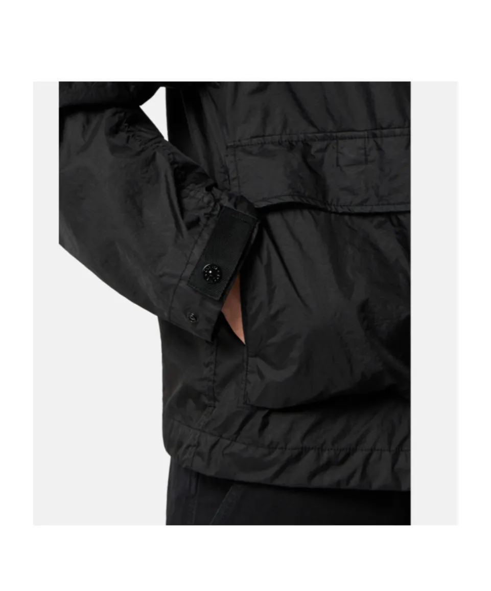 Logo Patch Hooded Jacket