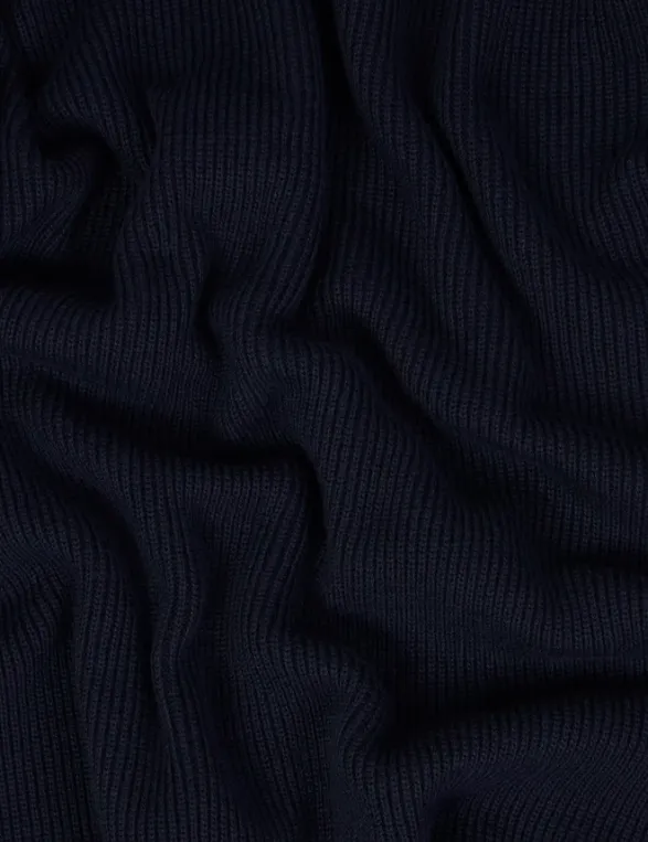 Logo Patch Zip-Up Jumper