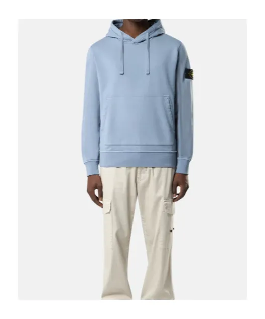 Logo Patch Drawstring Hoodie