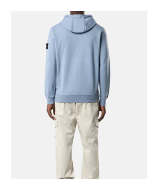 Logo Patch Drawstring Hoodie