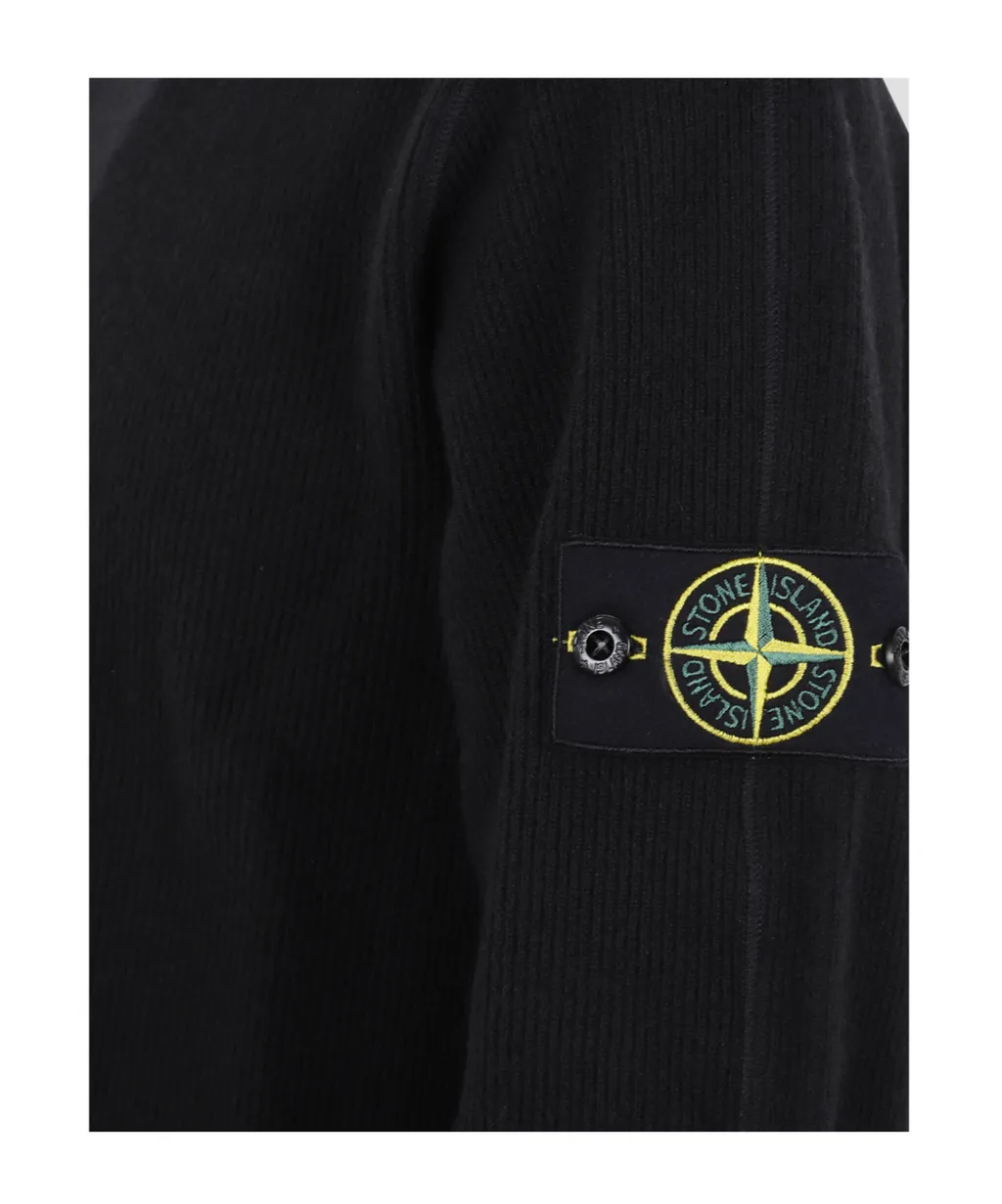 Compass Patch High Neck Jumper