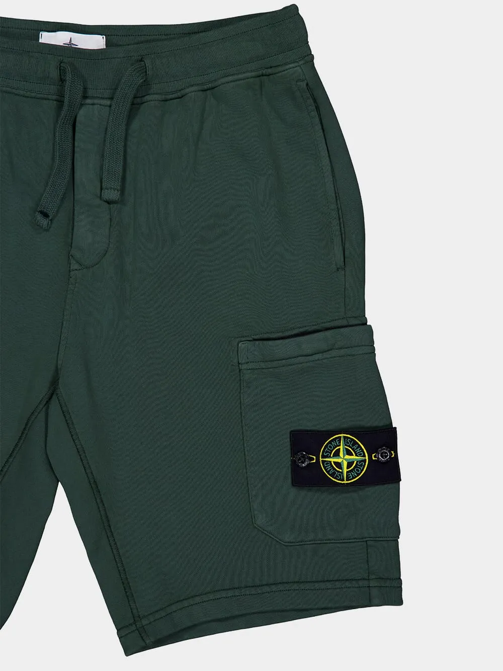 Logo Patch Drawstring Shorts