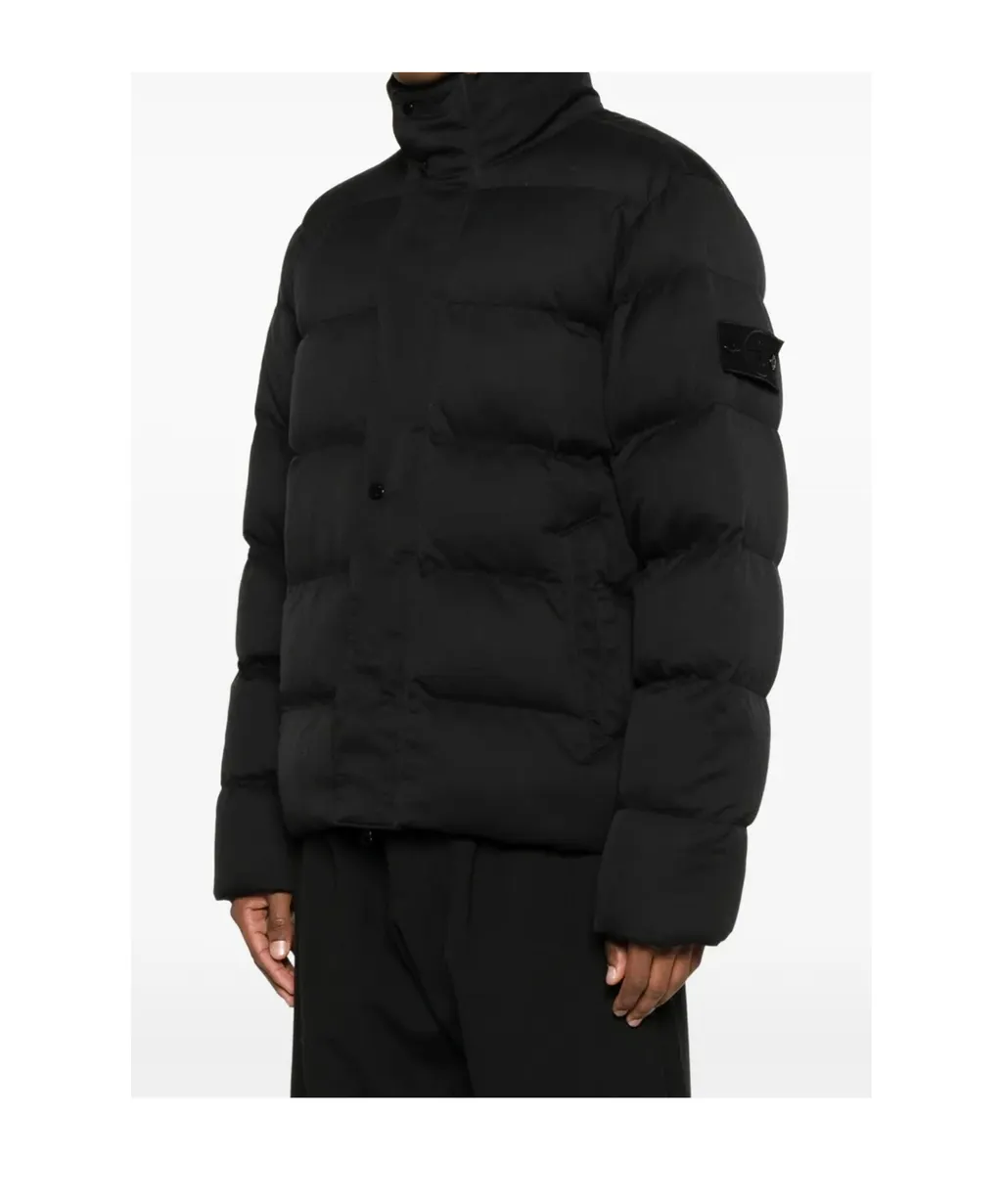 Logo Patch Padded Jacket