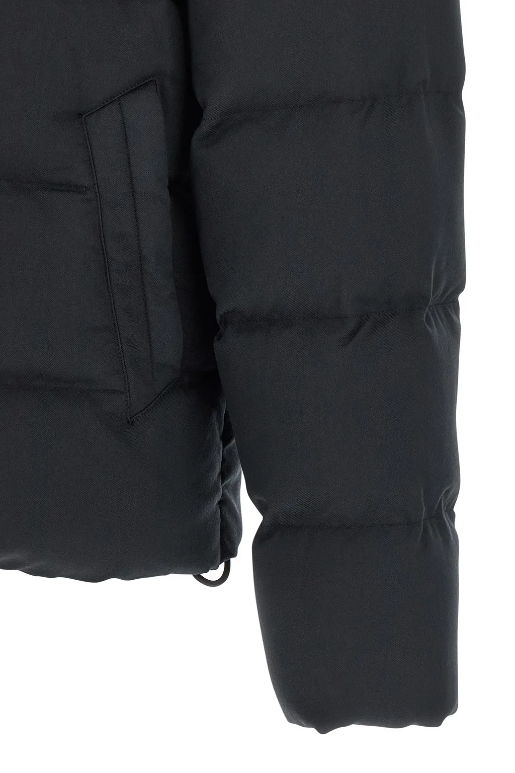 Logo Patch Padded Jacket