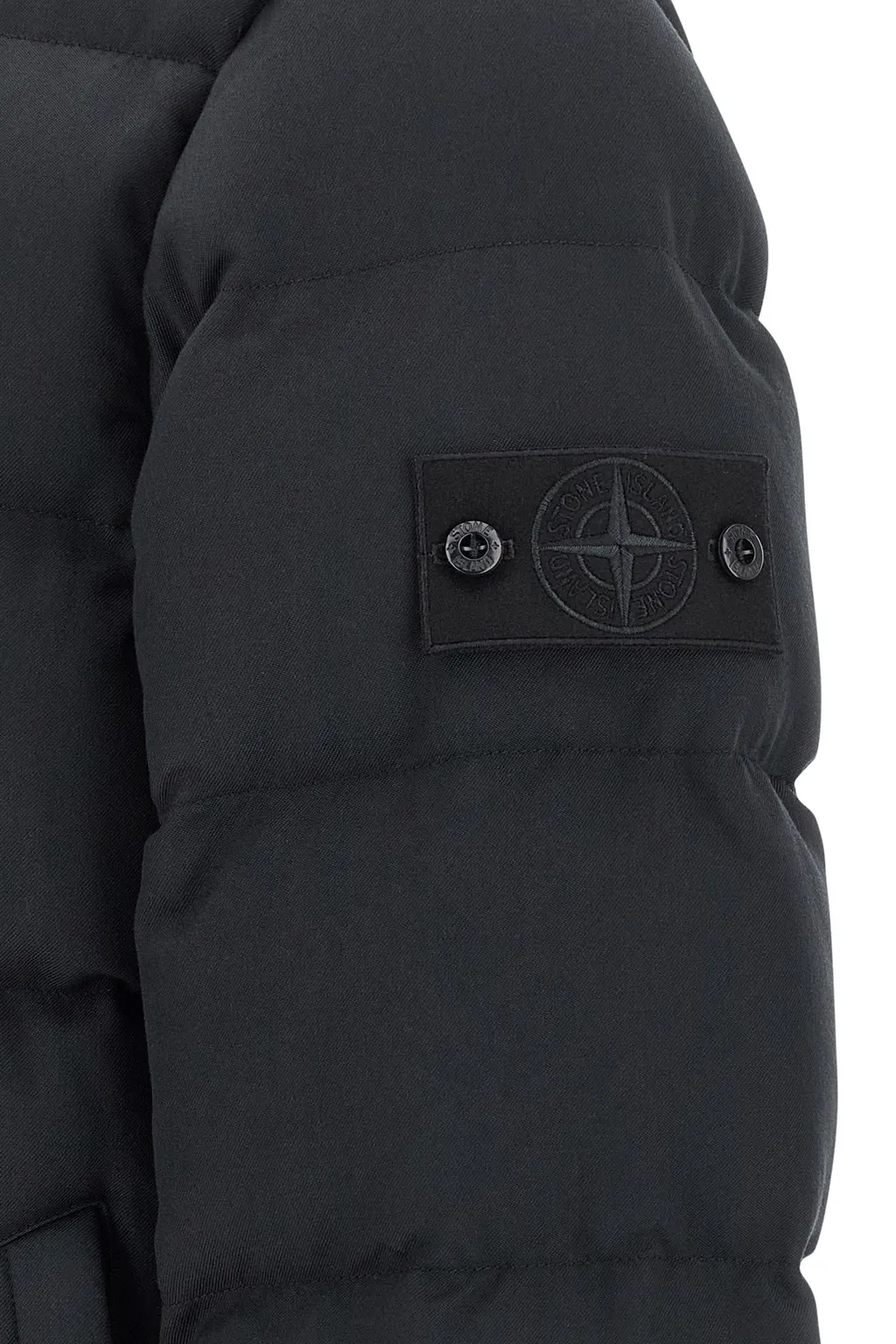 Logo Patch Padded Jacket
